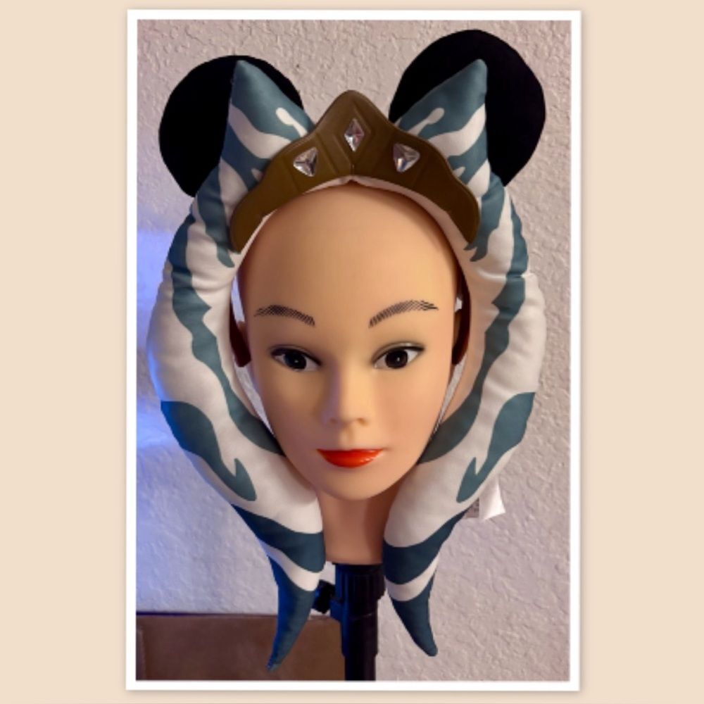 Disney Star Wars Ahsoka Tano Minnie Mouse Ears Headband - New